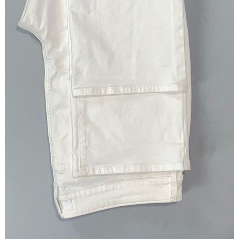 NYDJ Lift/Tuck Marilyn Straight 5-Pocket Stretch Denim Jeans. White, Women's 14 - Picture 4 of 9